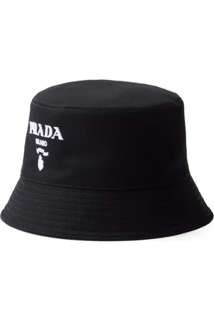 Prada Fischerhut mit Logo-Stickerei