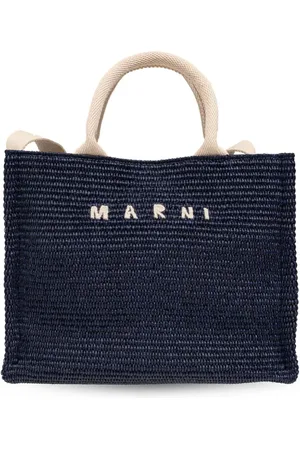 Marni Bast-Shopper mit Logo-Stickerei