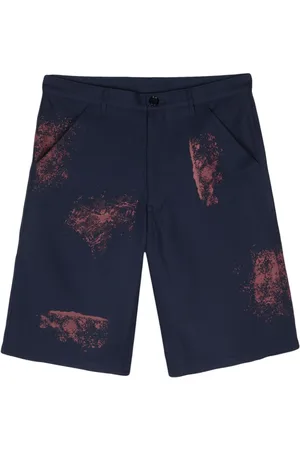 Comme des Garçons Shorts mit Farbklecksen