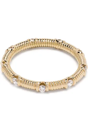 LEANDRA BAGS 18kt Cabo Noria Gelbgoldring mit Diamanten
