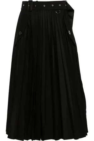 SACAI Plissierter Midirock