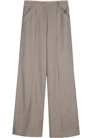 Acler Weite Hose mit Karomuster
