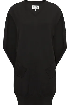 Maison Margiela Minikleid mit V-Ausschnitt