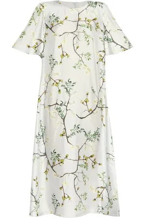 Munthe Maxikleid aus Seide mit Blumen-Print