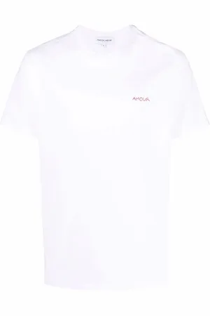 Maison Labiche T-Shirt mit Slogan-Stickerei