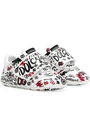 Dolce & Gabbana High-Top-Sneakers mit Zeichnungs-Print