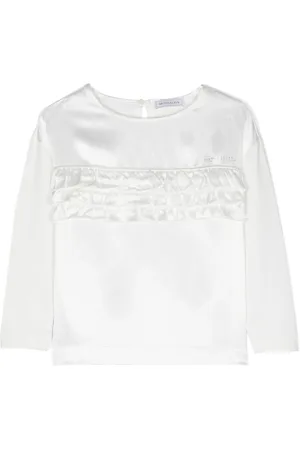 MONNALISA Bluse mit Strass-Logo