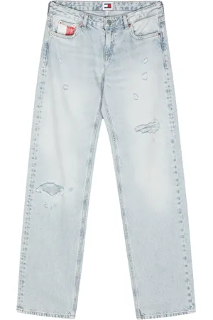 Tommy Hilfiger Halbhohe Straight-Leg-Jeans