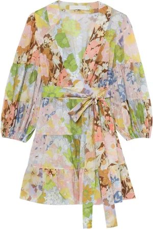 ZIMMERMANN Kleid mit abstraktem Print