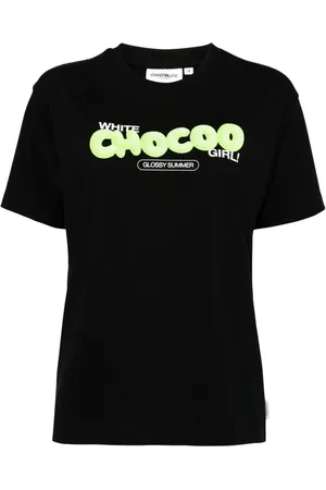 Chocoolate T-Shirt mit Logo-Buchstaben