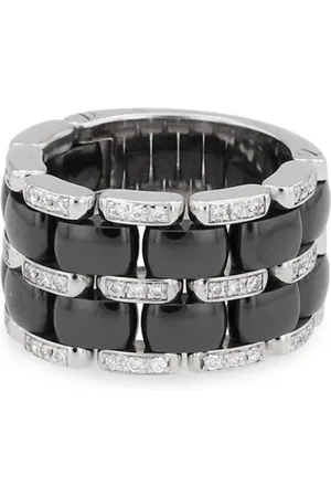 CHANEL 2000s 18kt Ultra Weißgoldring mit Diamant