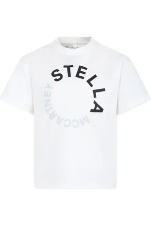 Stella McCartney T-Shirt aus Bio-Baumwolle mit Logo-Print