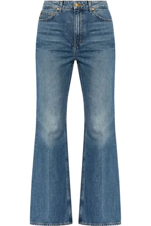 ULLA JOHNSON Martine Schlagjeans mit hohem Bund