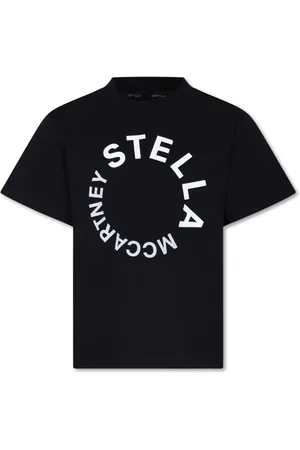 Stella McCartney T-Shirt aus Bio-Baumwolle mit Logo-Print