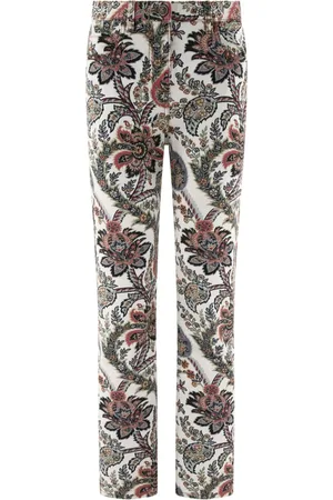 Etro Straight-Leg-Jeans mit Paisley-Print