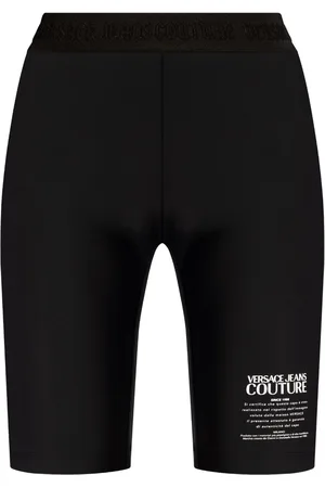 VERSACE Radlerhose mit Logo-Print