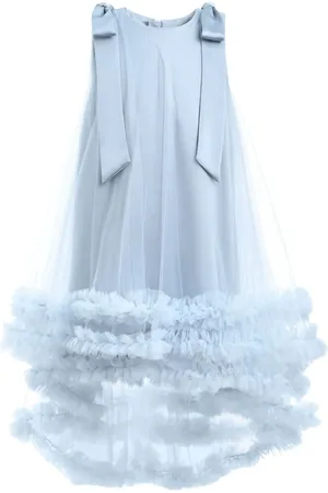 Tulleen Violeta Kleid mit Tüll-Overlay