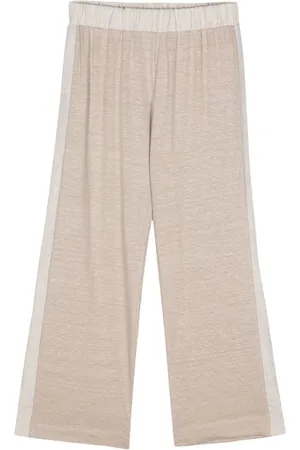 LE TRICOT PERUGIA Melierte Cropped-Hose