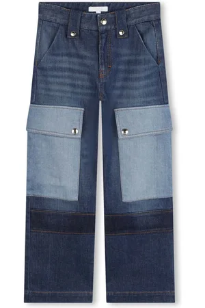 Chloé Jeans im Patchwork-Look