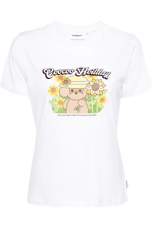 Chocoolate T-Shirt mit Logo-Print