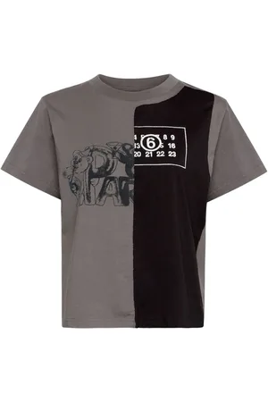 Maison Margiela T-Shirt mit Kontrasteinsatz