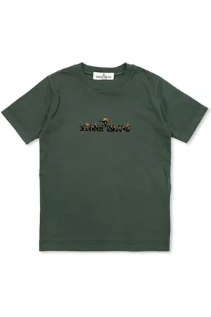Stone Island T-Shirt mit Kompass-Print