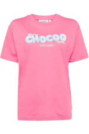 Chocoolate T-Shirt mit Logo-Buchstaben