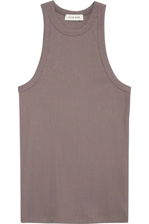 ANINE BING Geripptes Tanktop