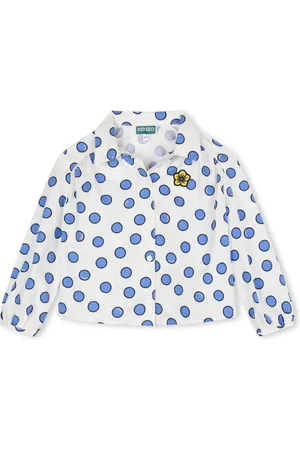 Kenzo Bluse mit Polka Dots