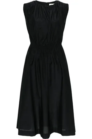 Loulou de Saison Gerafftes Aphrodite Midikleid