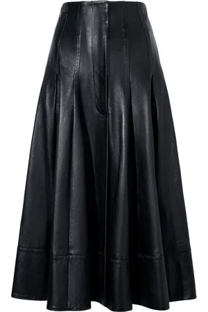 Proenza Schouler Moore Midirock aus Leder