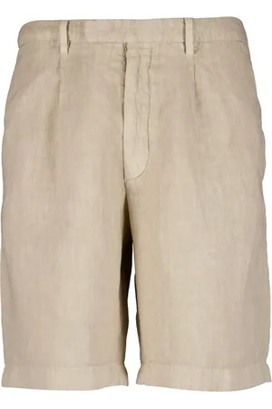 Boglioli Chino-Shorts aus Leinen