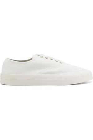 Maison Kitsuné Canvas-Sneakers mit Schnürung