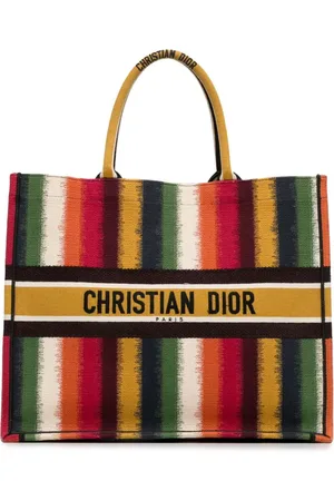 Dior 2020 Großer Shopper mit Streifen