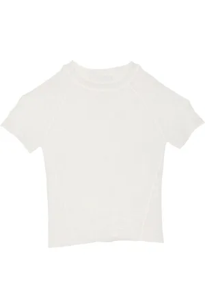 FLEUR DU MAL T-Shirt aus Pointelle-Strick