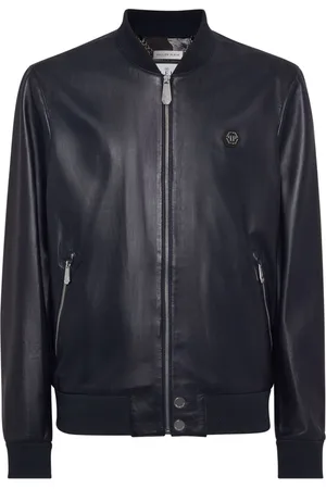Philipp Plein Bomberjacke aus Leder