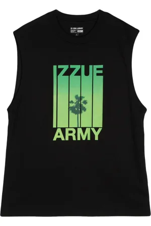 Izzue Trägershirt mit Logo-Print