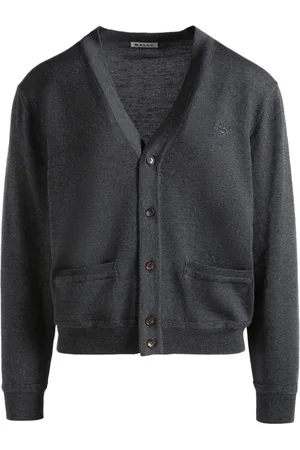 Bally Cardigan aus Merinowolle mit V-Ausschnitt