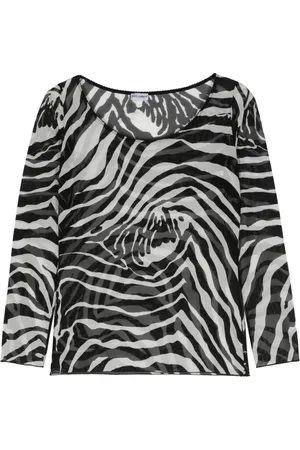 Dolce & Gabbana 2000s Bluse mit Zebra-Print