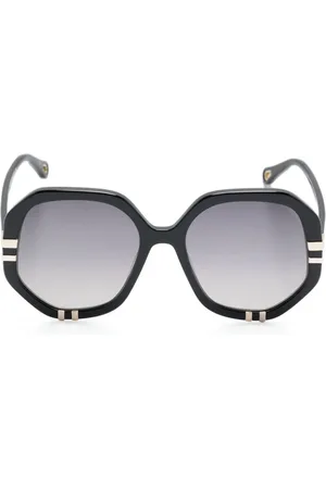 Chloé Eckige Brille mit Logo-Prägung