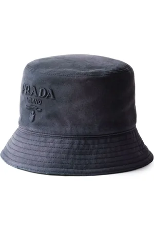 Prada Fischerhut mit Logo-Stickerei