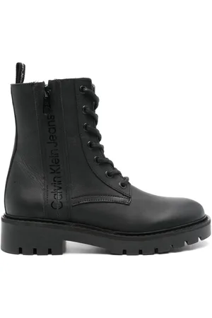 Calvin Klein Bikerstiefel mit Logo-Print