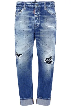 Dsquared2 Cropped-Jeans im Distressed-Look