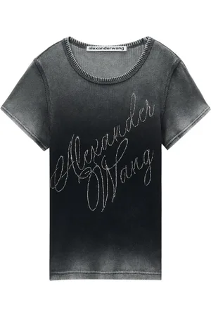Alexander Wang Hotfix T-Shirt mit Logo