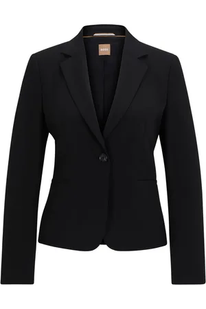 HUGO BOSS Blazer mit fallendem Revers