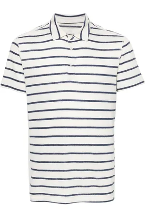 Majestic Gestreiftes Poloshirt