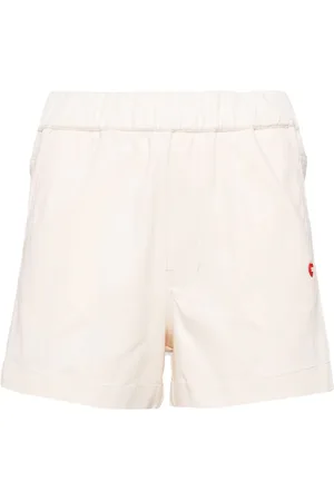 Chocoolate Halbhohe Shorts mit Kontrastdetails