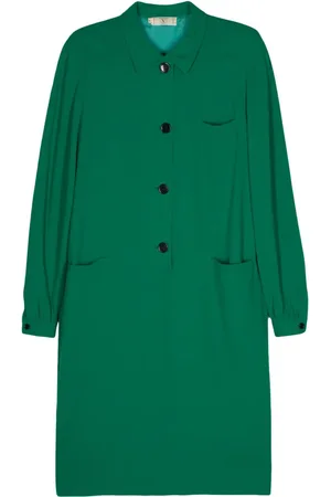 VALENTINO GARAVANI 1980s Midikleid mit Knöpfen