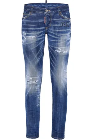 Dsquared2 Skinny-Jeans mit Bleached-Effekt