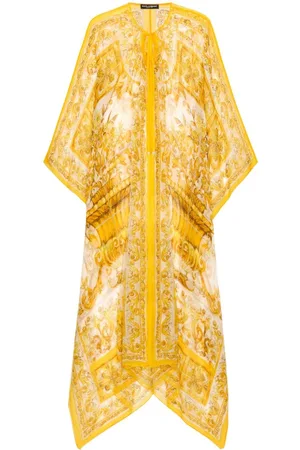 Dolce & Gabbana Kaftan mit Majolica-Print